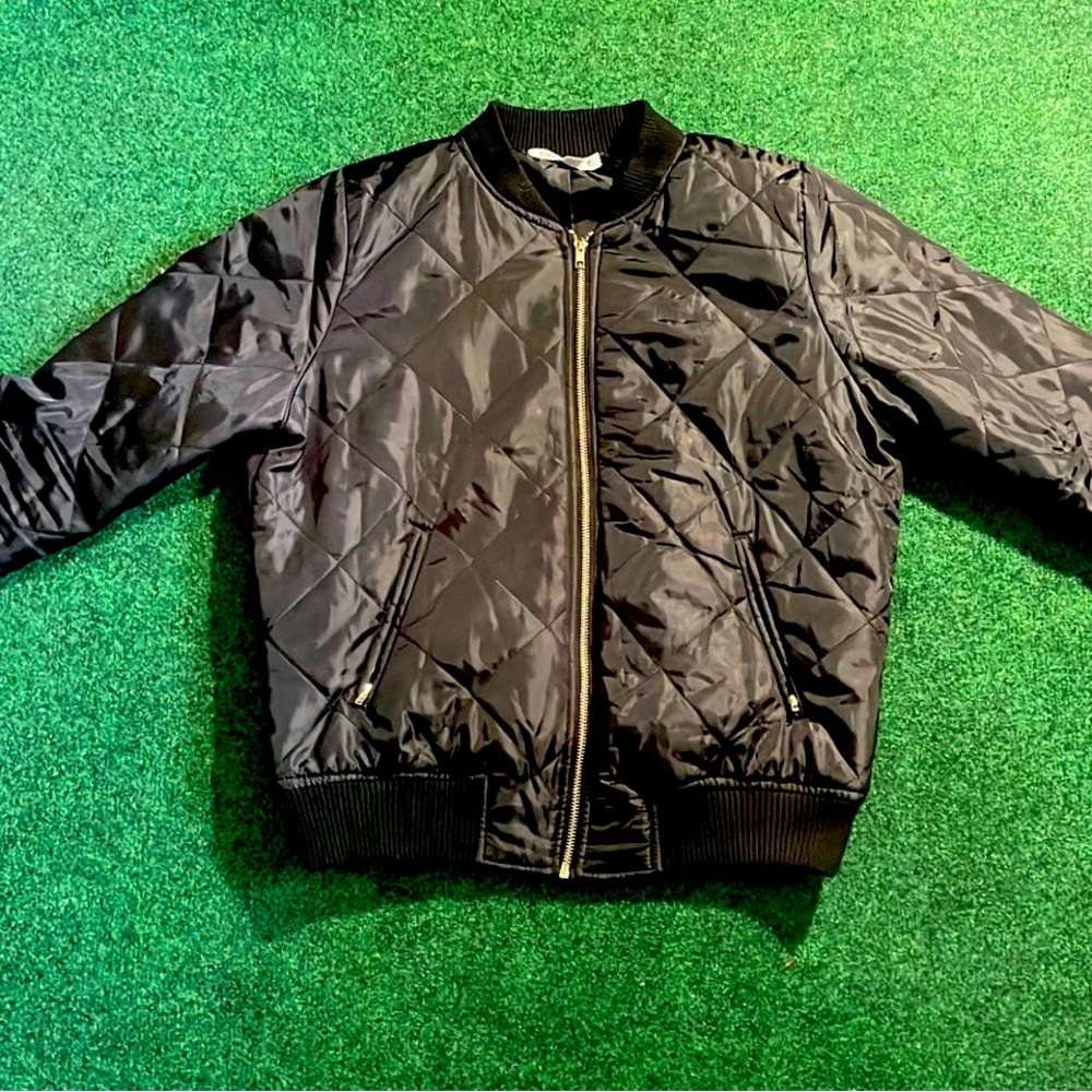Black Bomber Jacket